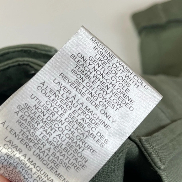 NEW Wit & Wisdom Shorts 2 Olive Green Ab-Solution Stretch Twill Mid Length NWT - Picture 6 of 9